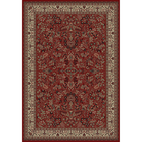 Alcott Hill® Izaiah Oriental Red/Beige Area Rug & Reviews Wayfair